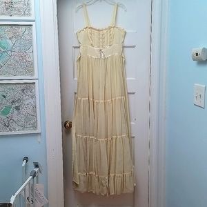 Gunne Sax off white vintage dress size 0